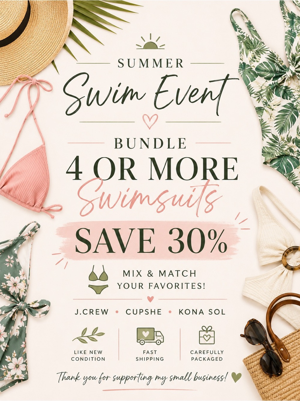 Swim Bundle Event - various sizes
